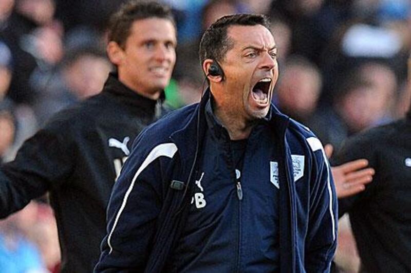 Phil Brown's task is to keep Preston North End in the Championship. Barrington Coombs / Empics