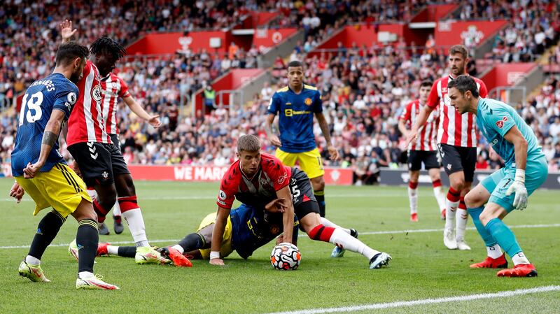 SUBS: Jan Bednarek – (On for Walcott 46’) 6: On at break in tactical move by Saints and was under pressure right away at back as United dominated start of second half. Reuters