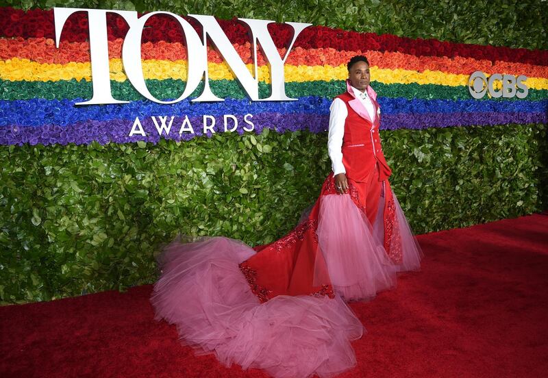 Billy Porter arrives at the 73rd annual Tony Awards at Radio City Music Hall on June 9, 2019. AP