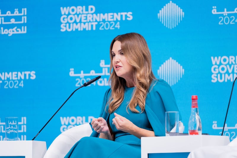 Dustee Jenkins, Spotify's chief public affairs officer, reflected on AI and the importance of creators at the 2024 World Governments Summit in Dubai.