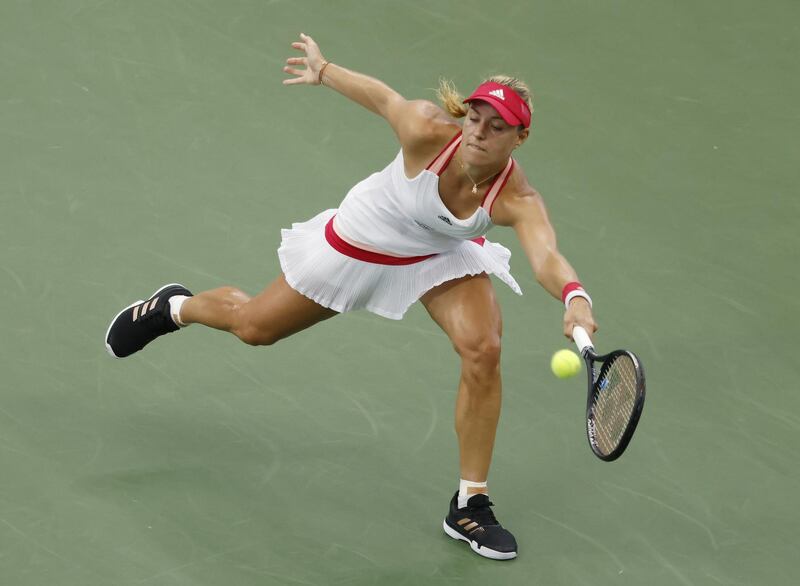 Kerber hits a return to Anna-Lena Friedsam. EPA