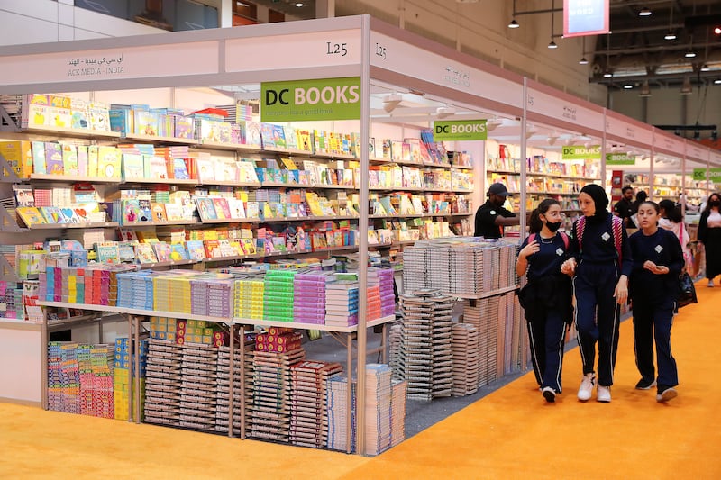 The first day of the Sharjah International Book Fair, at Expo Centre. Pawan Singh / The National   