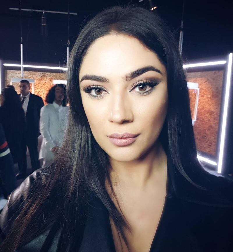 Nadine Wilson Njeim, former Miss Lebanon, and the new voice for Lara Croft in Arabic has called for people to be more responsible on social media. Photo / Instagram