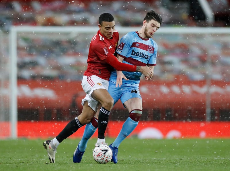 Mason Greenwood, 7 - Best bit of the first half when he beat Mark Noble for skill. Lively until he went off – his cross set up Rashford - and less peripheral than he’d been in some early season games. Reuters