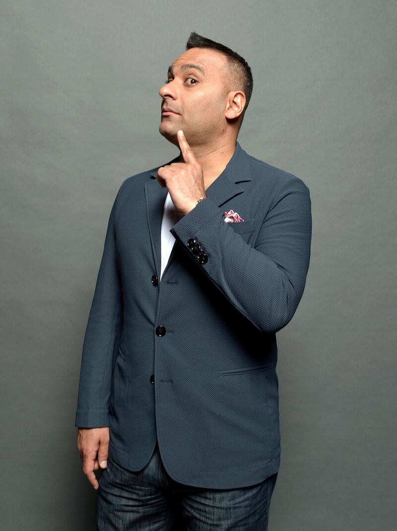 PASADENA, CA - APRIL 08:  Actor Russell Peters poses for a portrait during the 2014 NBCUniversal Summer Press Day at The Langham Huntington on April 8, 2014 in Pasadena, California.  (Photo by Charley Gallay/NBCU Photo Bank via Getty Images) NUP_163613_0362.JPG 
