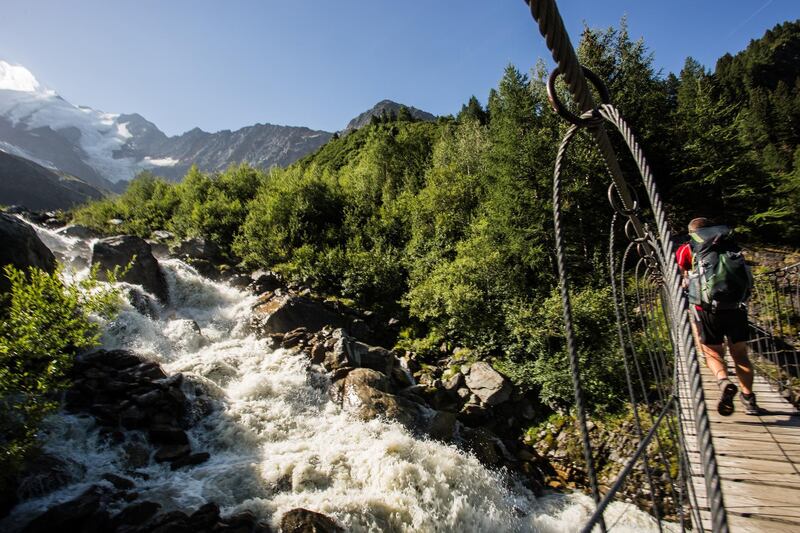 River crossing in the French Alps. Courtesy Stuart Butler