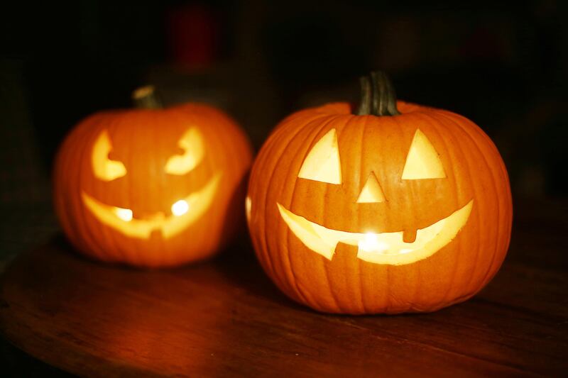 Halloween pumpkins (Getty Images) *** Local Caption ***  al30oc-reefer-halloween.jpg