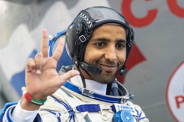 Hazza Al Mansouri has become a national hero since his mission to ISS. AP Photo