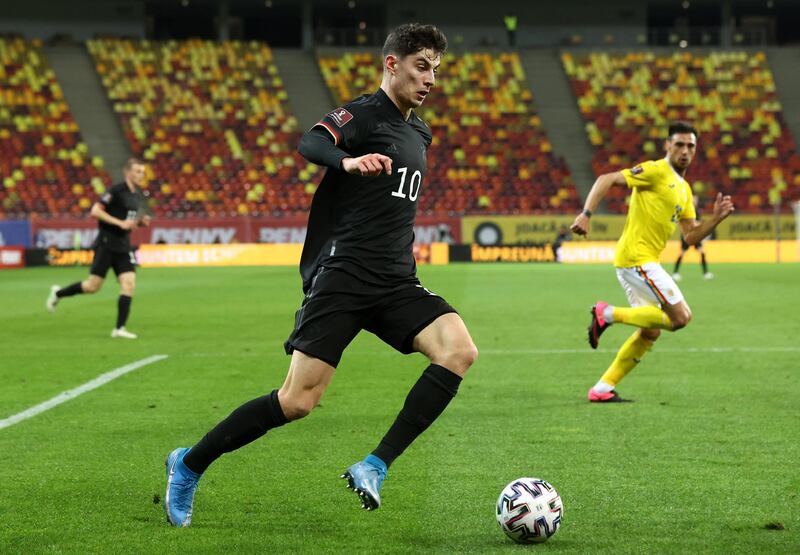 Havertz starred for Germany against Romania. Getty