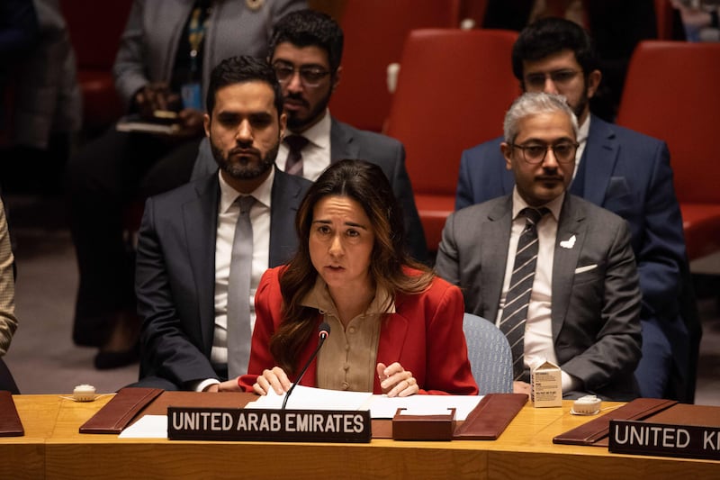 Calls are being made for more women to be given the platform to follow in the footsteps of leading female diplomats, such as Lana Nusseibeh, who has served as UAE Ambassador and Permanent Representative to the UN since 2013. Photo: AP