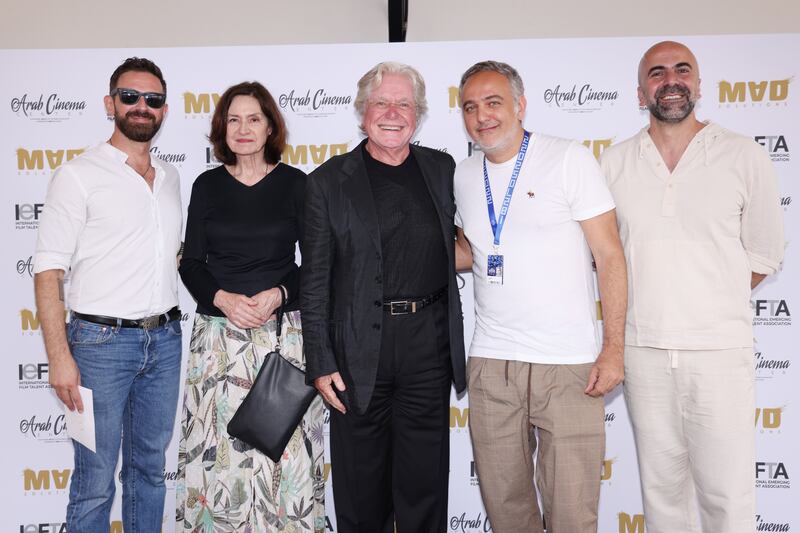 From left: Maher Diab, Deborah Young, Hussein Fahmy, Mohamed Hefzy and Alaa Karkouti.
