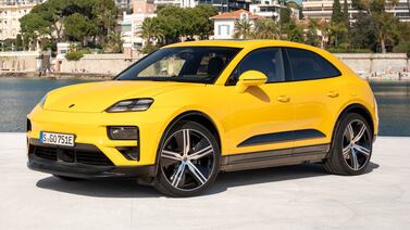 The 2024 Porsche Macan Turbo goes from 0 to 100kph in 3.3 seconds, despite weighing 2.4 tonnes. Photo: Porsche