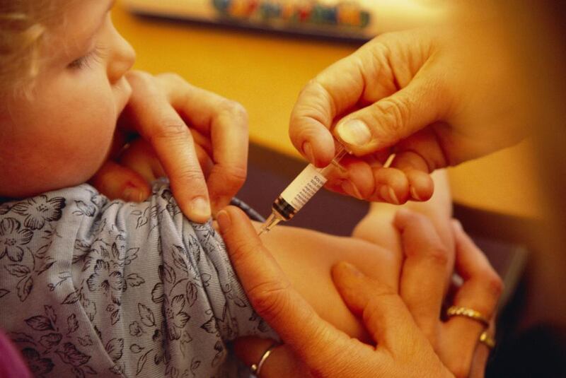 A new survey revealed one in ten parents in the UAE are against vaccinations. Antonia Reeve / Getty Images