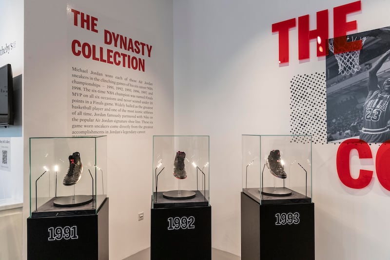The Dynasty Collection's game-worn trainers are part of basketball and sporting history
