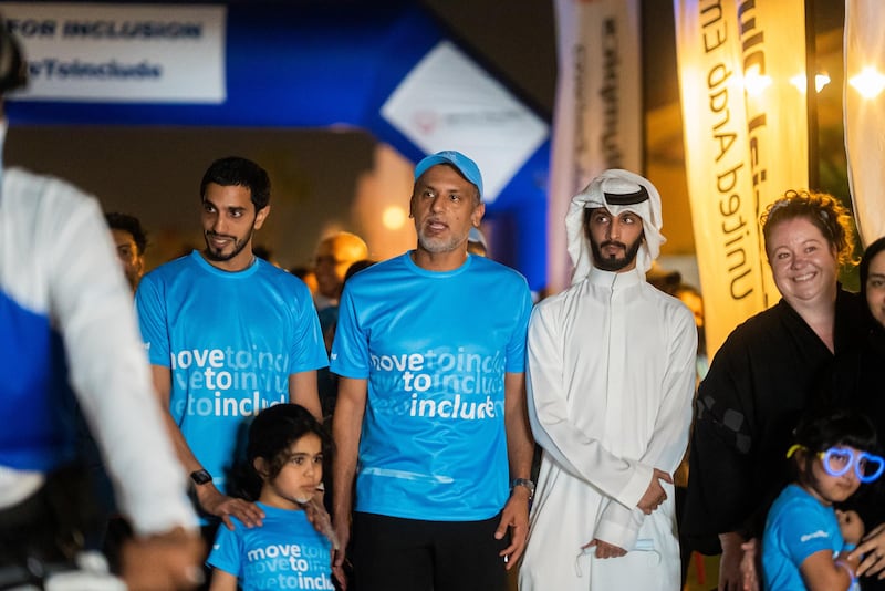 Sheikh Mohammed bin Khalifa attended the event. Photo: Special Olympics UAE