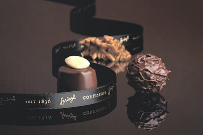 Sprüngli’s Diwali offerings include chocolates. Courtesy Sprüngli