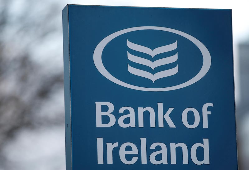 Signage is seen outside a branch of the Bank of Ireland in Dublin, Ireland, February 6, 2020. REUTERS/Phil Noble