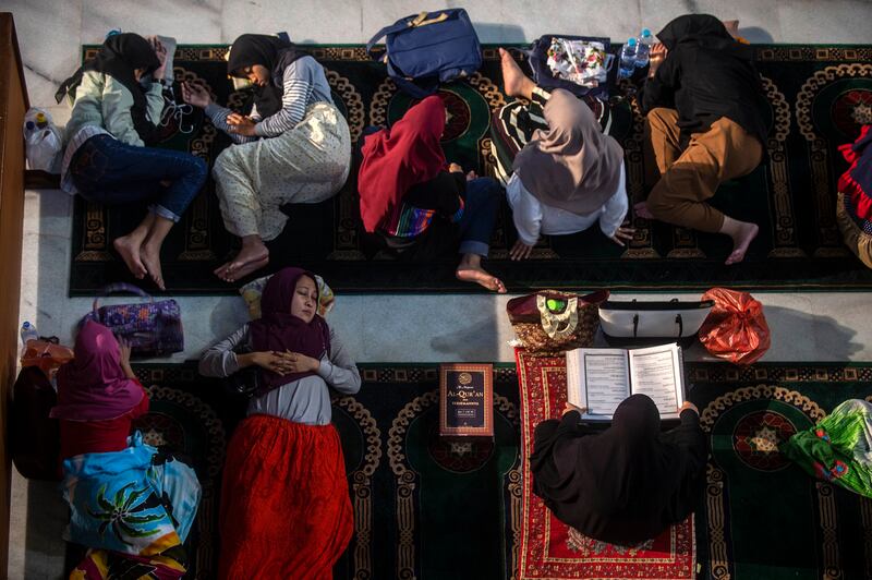 Studies show that worshipers sleep up to 90 minutes less during Ramadan, and can suffer from poor-quality slumber. Photo: AFP