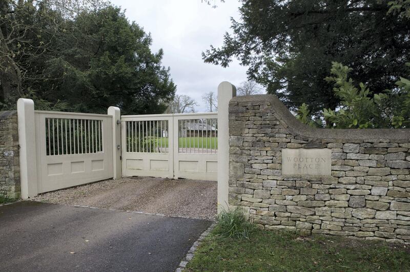 WOOTTON, OXFORDSHIRE, UK. 5th April 2019. Exterior of Wootton Place, the estate of businessman Arif Naqvi in the village of Wootton, United Kingdom Stephen Lock for the National . Words: Paul Peachey. 