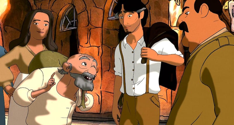 A still from the animated film Kahlil Gibran’s The Prophet, which is based on the poet’s 1923 essays. Courtesy Gulf Film LLC
