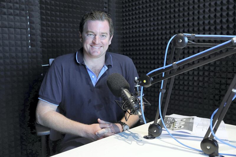 ABU DHABI , UNITED ARAB EMIRATES ,  October 14 , 2018 :- Matt Boucher , Acting CEO of Abu Dhabi Cricket during the interview at The National newspaper office in Abu Dhabi. ( Pawan Singh / The National )  For Sports. Story by Paul