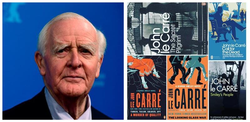 British spy writer John le Carre, who has died aged 89, leaves behind a literary legacy that shines a light on the fascinating and clandestine spy "tradecraft" of the Cold War. AFP, Instagram @kimberleyemma87