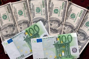 The EUR/USD currency pair traded above 1.20 levels for the first time in nearly two years. Weaker expansion in the Euro area services sector has seen the EUR/USD pairing move down towards 1.18 levels. Jeff Topping / The National