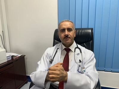 Dr Monther Al Saad, consultant at Al Madar Medical Centre in Sharjah. Ali Al Shouk