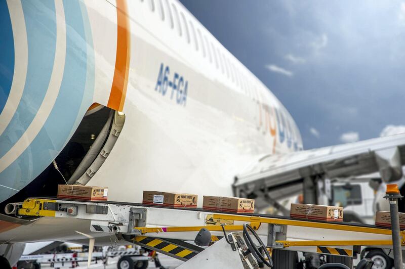 While passenger flights have been grounded, Flydubai has been busy transporting 3,704,991kg of cargo on 657 flights.