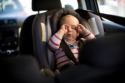 Active sleep tactics including driving a child around, which could be detrimental in the long run. Getty Images