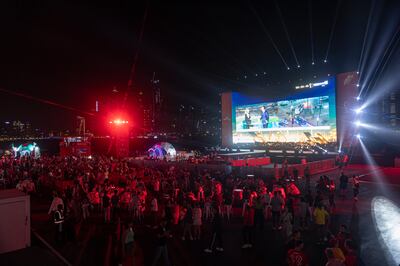 BudX Fifa Fan Festival Dubai at Dubai Harbour. Photo: BudX Fifa Fan Festival