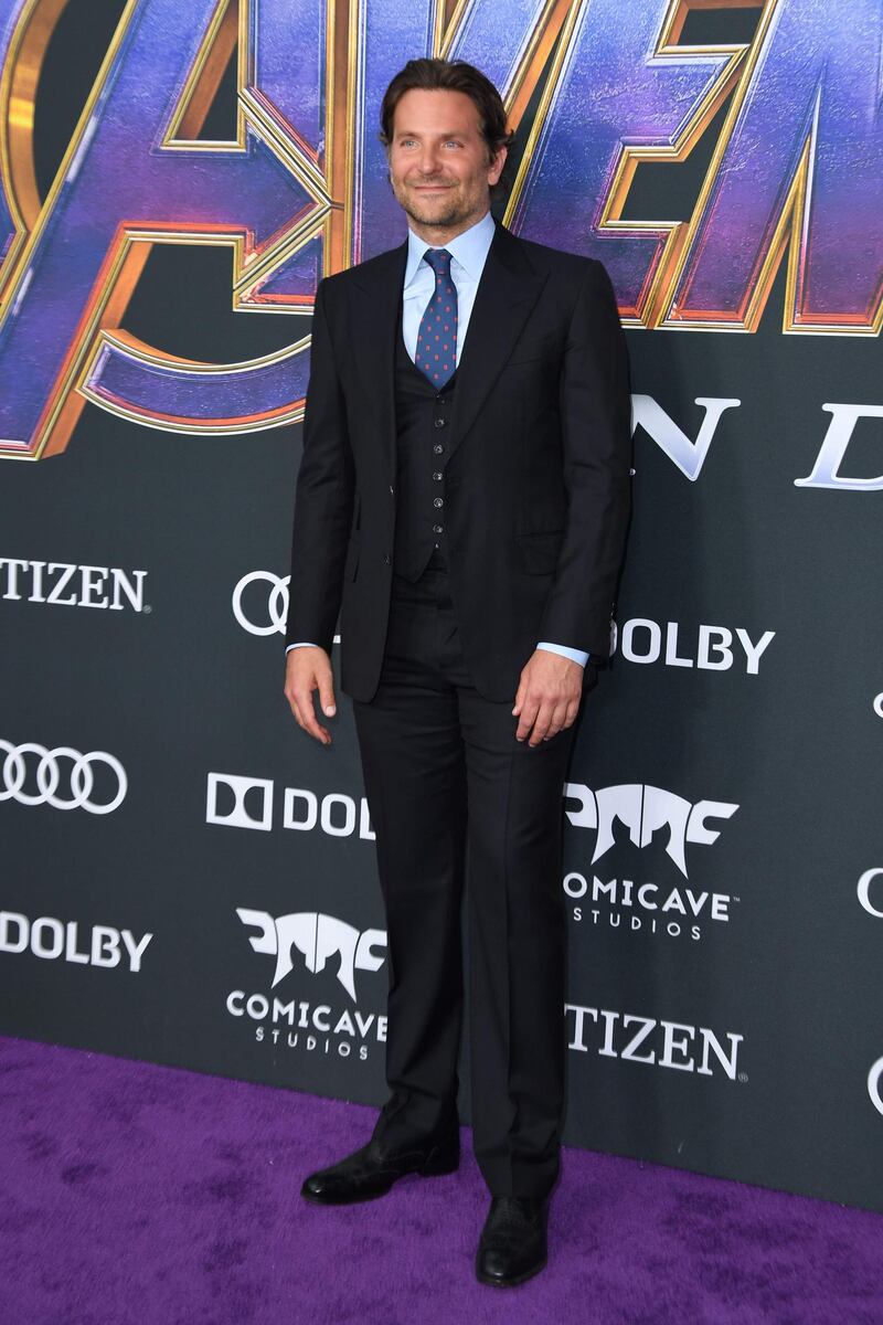 Bradley Cooper at the world premiere of 'Avengers: Endgame' at the Los Angeles Convention Center on April 22, 2019. AFP