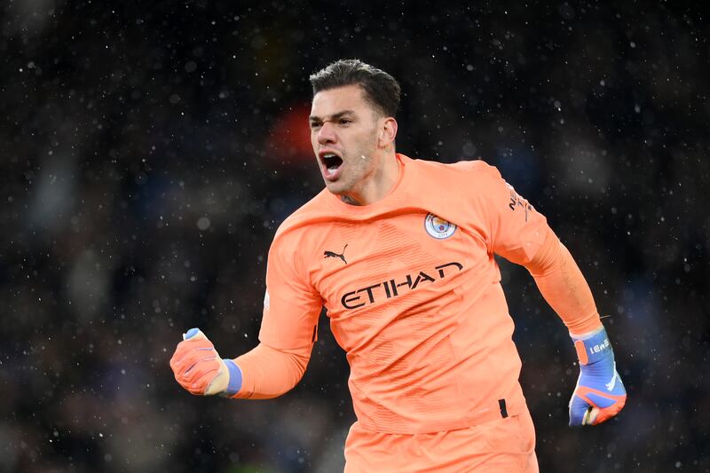 MANCHESTER CITY RATINGS: Ederson - 6 Lucky to not have been sent off in the first half after he came out of his box but clearly missed the ball and fouled Werner in the process. Was hardly tested for the entirety of the match.


Getty
