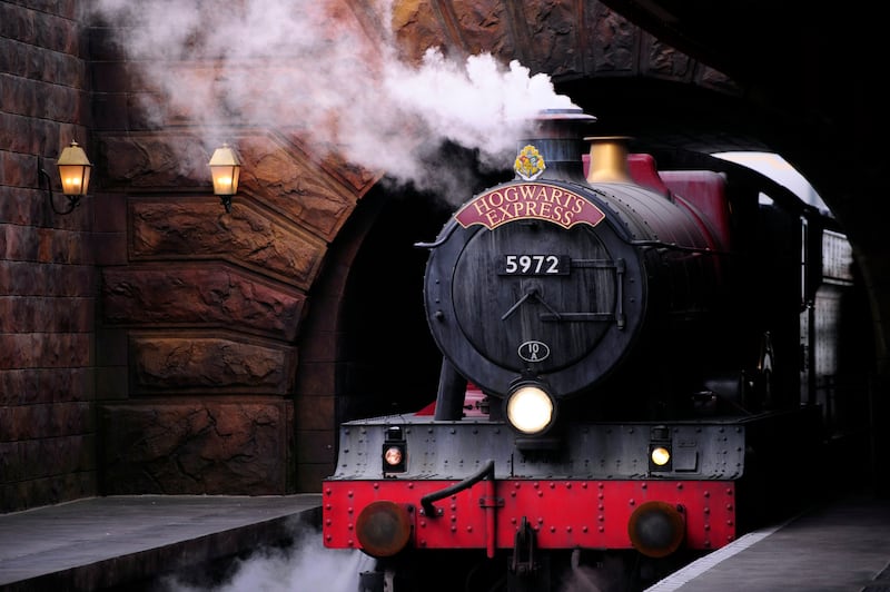 The Hogwarts Express train at the Wizarding World of Harry Potter in Universal Studios Orlando, Florida. Reuters