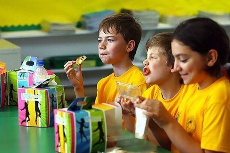 Little Lunch allows parents to order tailor-made packed lunches online. Satish Kumar / The National