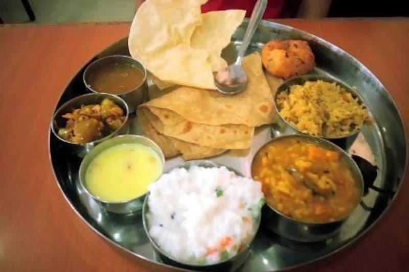 Quick meal at Sangeetha. Courtesy Malavika Vettath