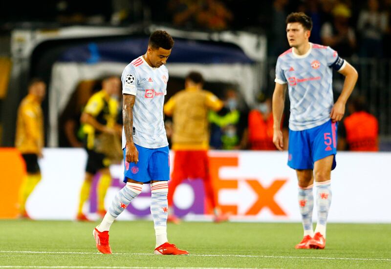 Jesse Lingard - 4. On for Ronaldo off after 72. Difficult for him to get traction as Young Boys used their extra man so well. Error for the home winner. Nightmare. 
Anthony Martial - N/A. on for Fred in the 88th minute of a compelling fixture. To experience the misery of a late defeat. Reuters