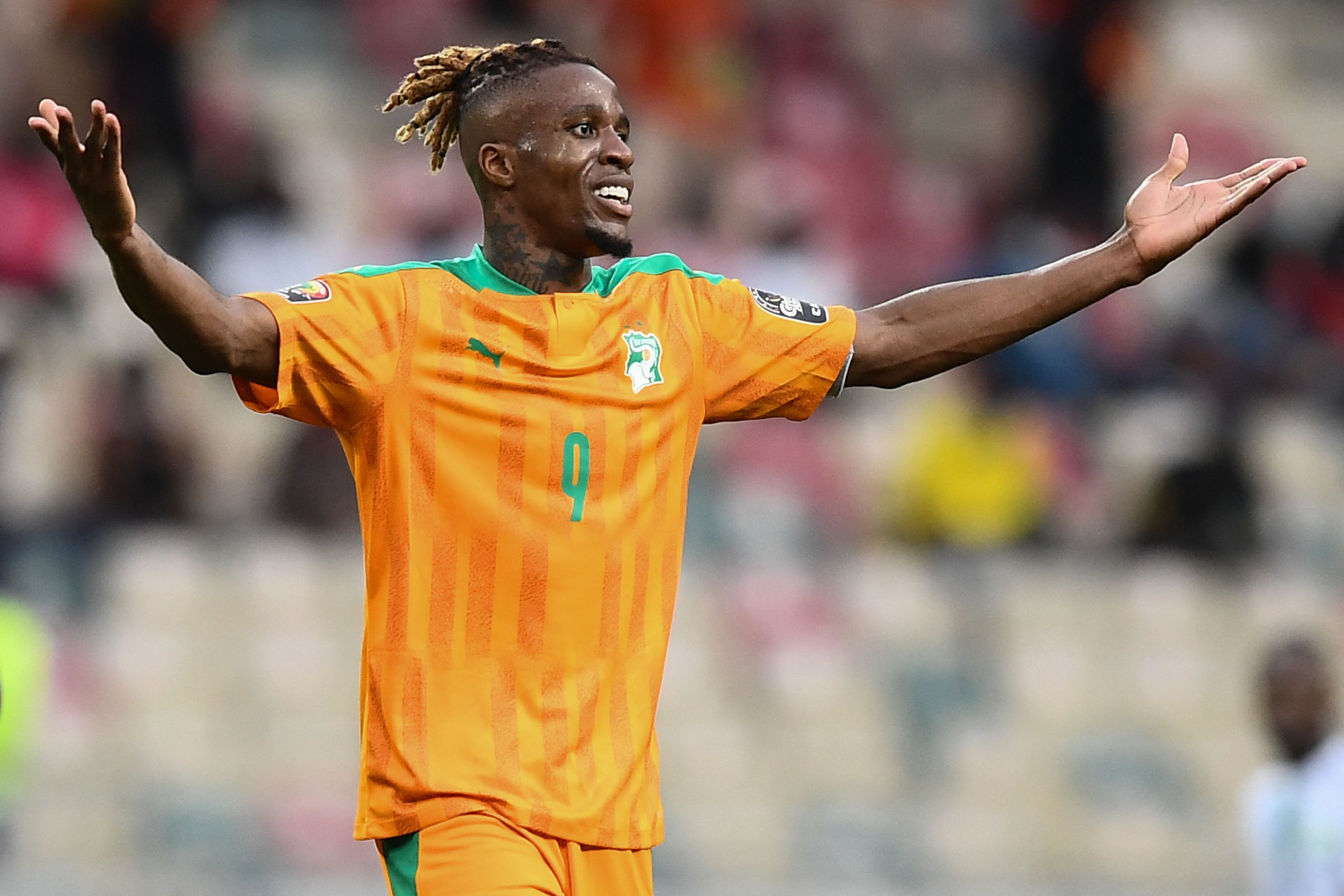 Ivory Coast forward Wilfred Zaha. AFP