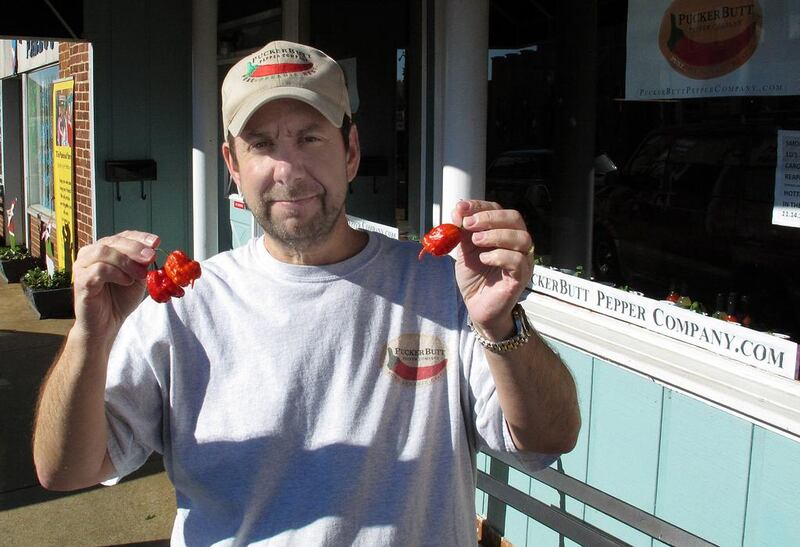 The Guinness Book of World Records declared Ed Currie’s peppers were the hottest on Earth, ending a more than four-year drive to prove no one grows a more scorching chilli. Jeffrey Collins / AP Photo 