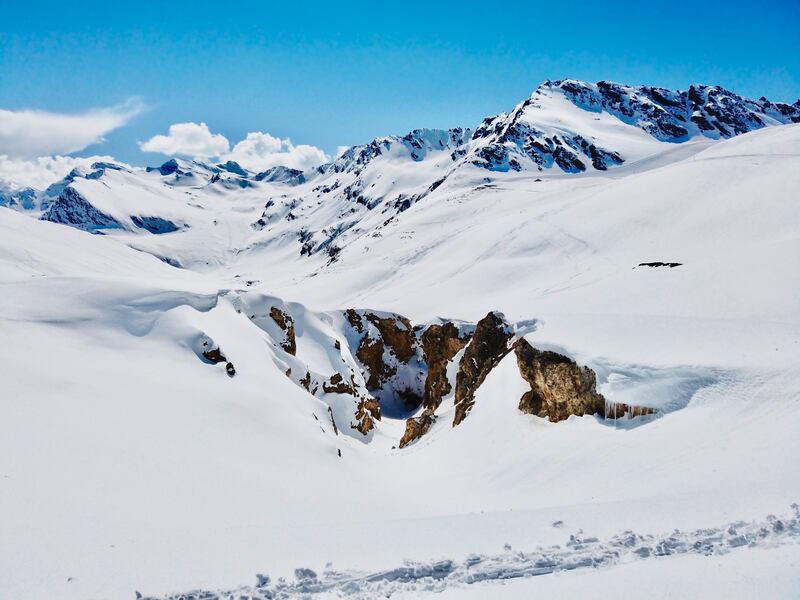 Val d’Isere is in the French Alps, near the Italian border. Photo: Balthazar Lelievre