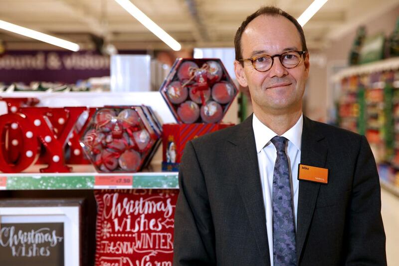 Mike Coupe, the chief executive of Sainsbury’s, laid out his ambitions to create a £6bn retail giant to rival the United States’ Amazon and the British favourite John Lewis. Neil Hall / Reuters