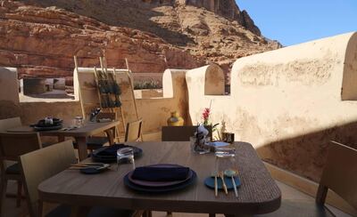 Suhail restaurant in Al Ula Old Town serves high-end Saudi Arabian cuisine with indoor or outdoor seating. Courtesy RCU  