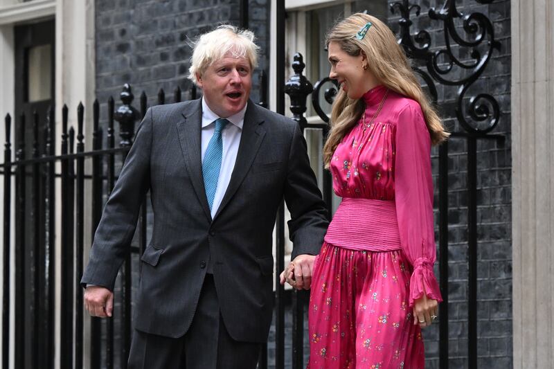 Former UK Prime Minister Boris Johnson and wife Carrie are expecting their third child together. PA