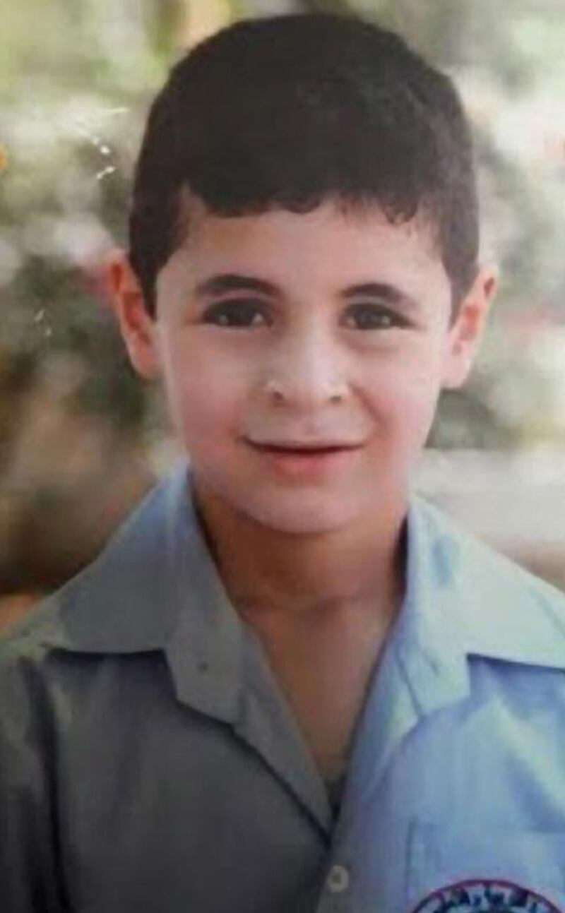 Obaida Al Aqrabawi, 8, was kidnapped on May 20 last year while playing outside his father’s garage in a Sharjah industrial area. His body was found two days later in Al Warqa, Dubai.