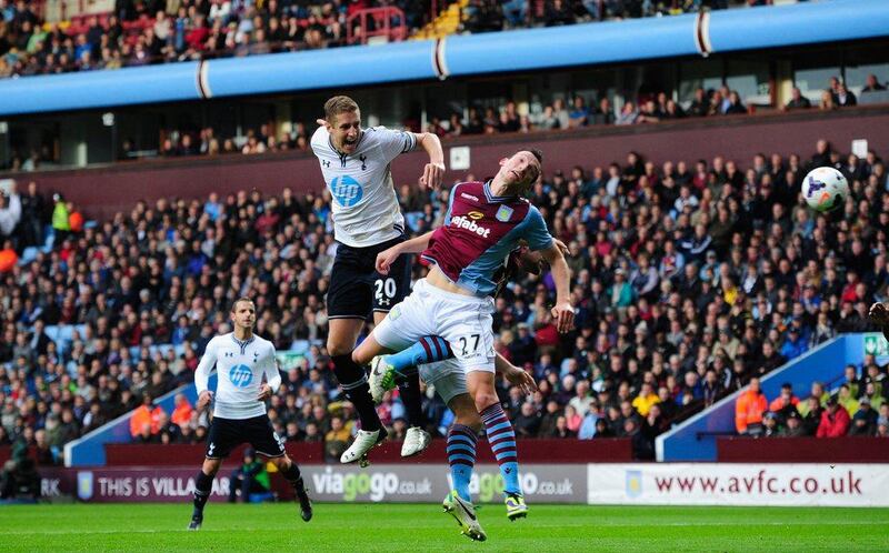 Centre-back Michael Dawson provided a captain's performance and helped Spurs keep a clean sheet and win at Villa Park. Stu Forster / Getty Images