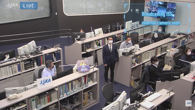 Jaxa's mission control in Japan sent the command to their Kibo robotic arm on the International Space Station to release the UAE-Bahraini nanosatellite into orbit.