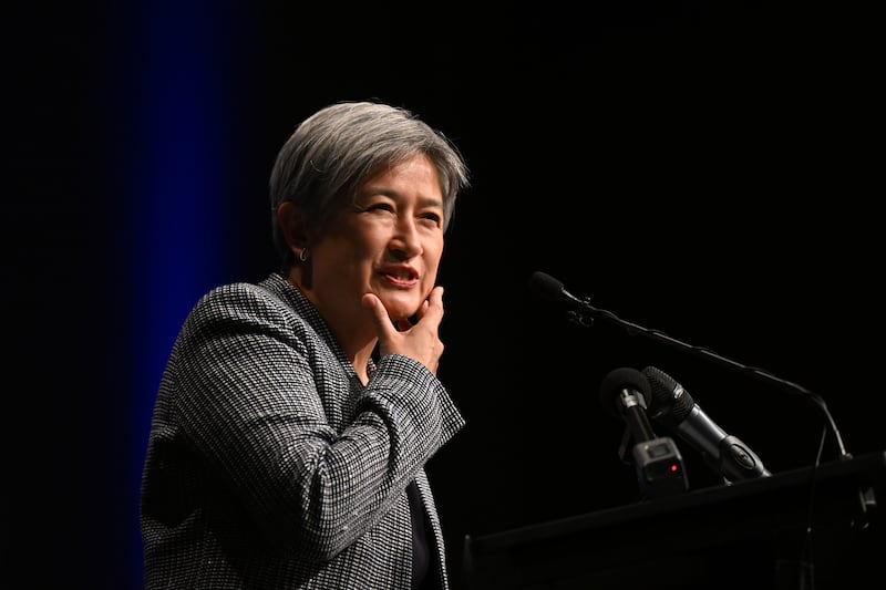 Australian Foreign Minister Penny Wong said UNRWA was vital to helping starving families and children in Gaza. EPA