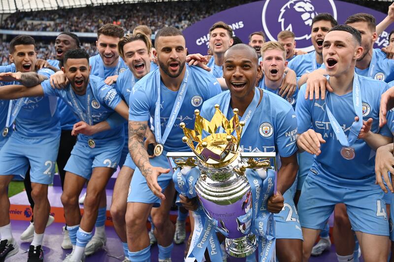 Fernandinho 6 - Took Guardiola by surprise when he announced he will leave the club this summer. Second fiddle to Rodri now, but what a loyal servant the Brazilian has been. Getty Images