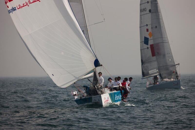 EFG Bank - Sailing Arabia The Tour 2013. .Leg4. Dubai - RAK.Please credit: Lloyd Images