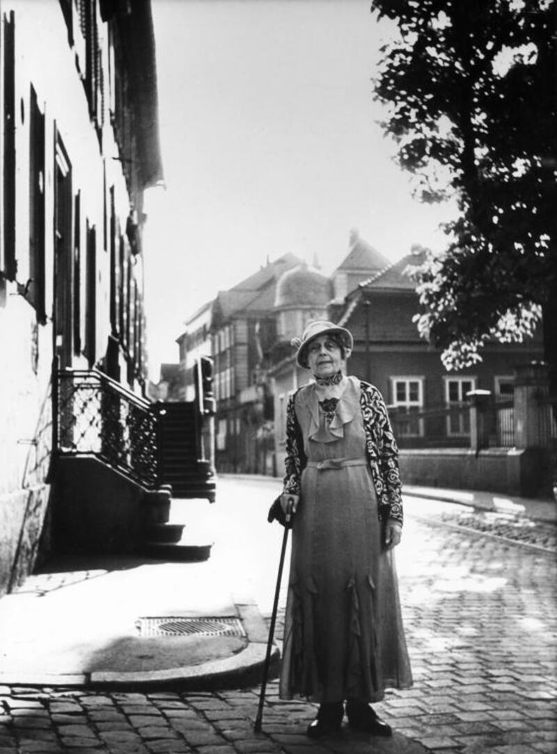 ‘First Lady of Germany’, historian, novelist and philosopher Ricarda Huch, in Heidelberg, 1934. UMBO / ullstein bild via Getty Images 